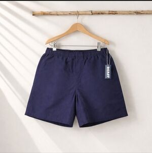 BOAST Men's Blank Club Tennis Short Navy Size Medium